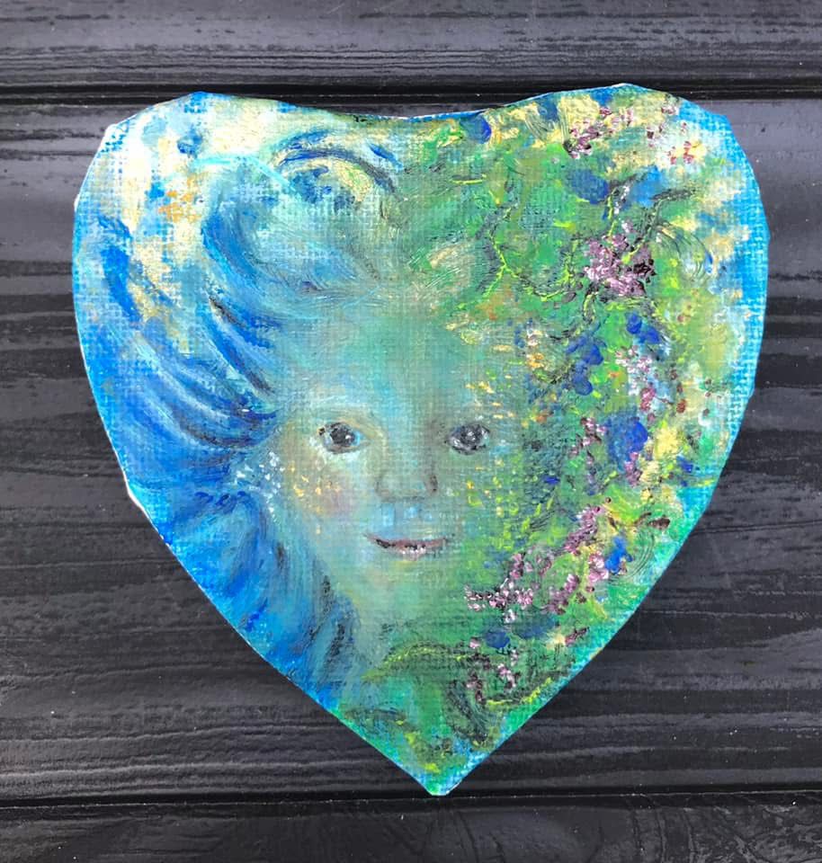 Elfje in blauw